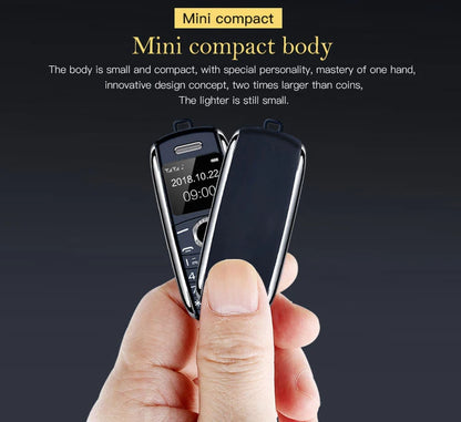 New Mini Mobile Phone X8 0.66" 2G GSM Unlocked Telefone Dual SIM Bluetooth Dialer MP3 Recording Finger Size Small Cellphone