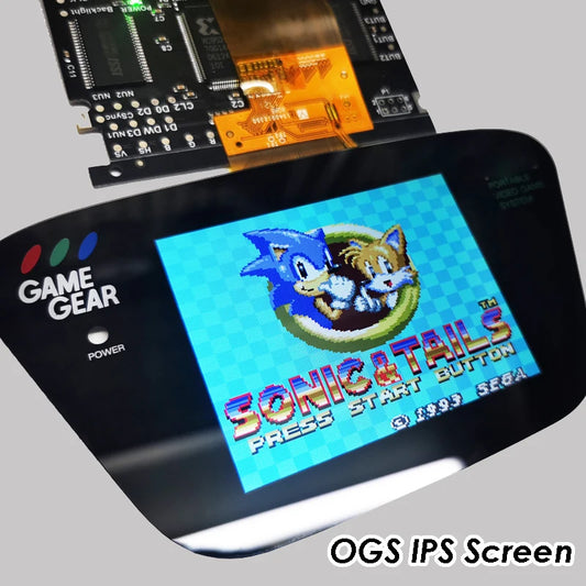 V4.2 LCD Screen For SEGA Game Gear HighLit Full Display VGA Out Mod Highlight Adjustable Brightness LCD Kits For SEGA GG Console