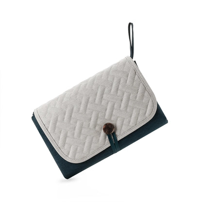 Baby Diaper Changing Pad Portable Changing Station Waterproof Changing Mat Removable Organizer Insert for Diaper Bag