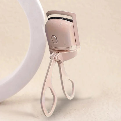 1pc electric eyelash curler USB heated eyelash curler is durable, portable and suitable for travel and outdoor makeup.
