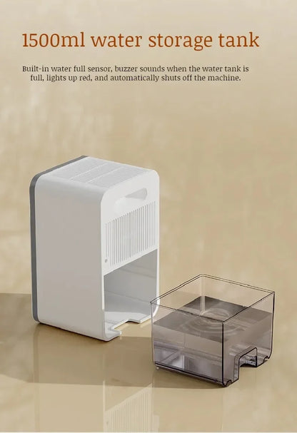 Air Dehumidifier Portable Mute Moisture Absorbers Machine Air Dryer For Home Bedroom Office Kitchen Deodorizer Dryer EU plug