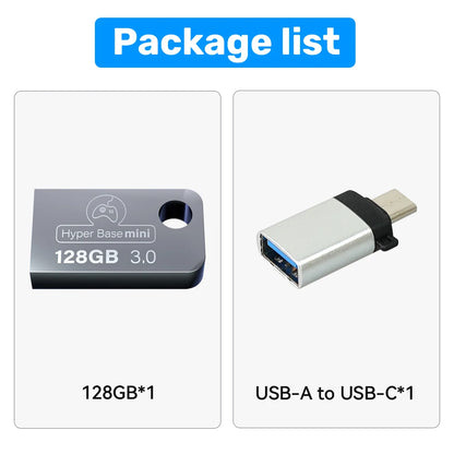 Game USB 3.0 Disk With 43000+ Games For WIN PC/Steamdeck/WIN600/Legion Go Pre-loaded 70+ Emulators For Xbox/PS3/PS2/PS1/MAME/SS