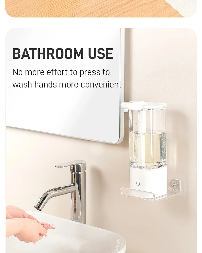 Automatic Sensor Hand Sanitizer Machine Dish Soap Machine Body Wash Shampoo Smart Distance Sensing Kitchen Home Dispenser Toilet