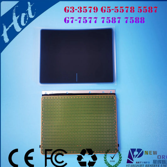 Laptop touchpad for DELL Gaming15 G3-3579 3779 G5-5587 5588 G7-7577 7588 series with Blue Plate frameb TM-P3240 0GR87J PYGCR