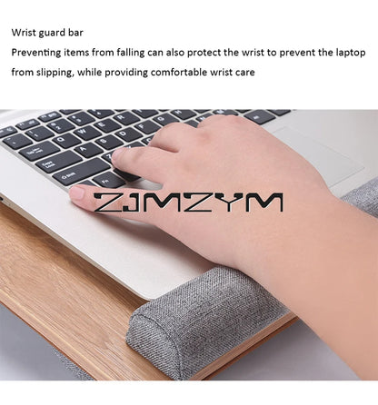 Lap Desk With Pillow Cushion Portable Laptop Desk With Wrist Rest, Mouse Pad, Phone Holder Computer Laptop Stand