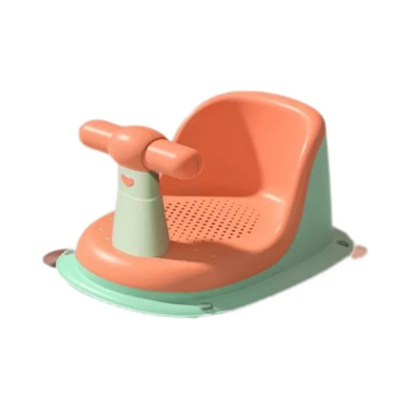 Baby Bathtub Seat Is Safe Non Slip and Suitable for Newborn Adorable Shower Seats for Children Aged 6-18 Months Bath Accessories