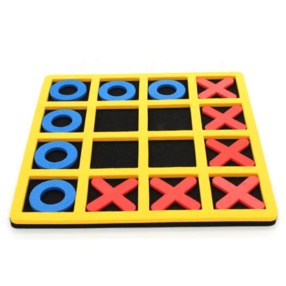 yunyun Tic Tac Toe Game for Kids and Adults, Coffee Table Toy, Living Room Decor and Desk Decor Family Game, Classic Board Game