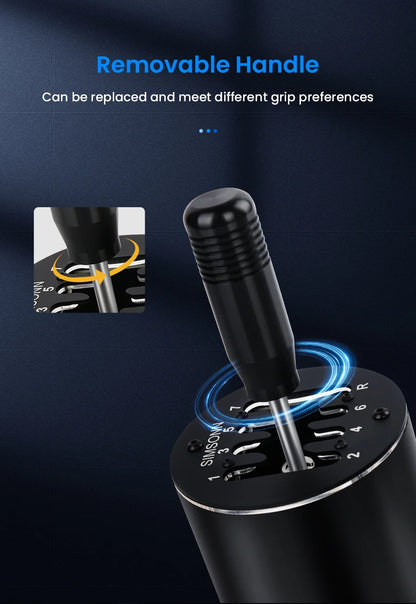SIMSONN Sim Racing Gear Shifter Magnetic Induction Driving simulator Games Manual Gear h Gear For PC logitech g29 g27 g25 g920