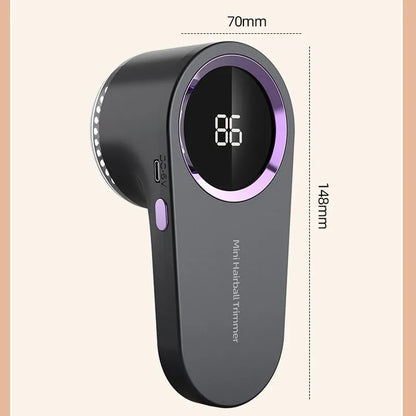 Electric Lint Remover USB Rechargeable Clothes Fluff Remove Shaver Fuzz Clothes Sweater Trimmer Belt Display Screen LAVIE LIFE