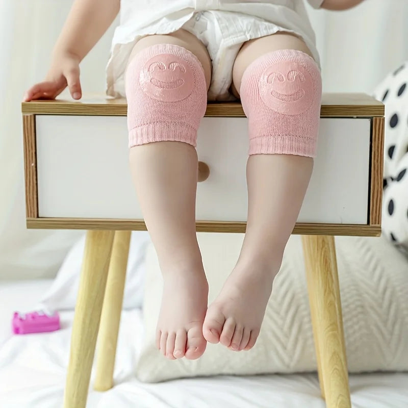 5-piece set of children's crawling knee pads - anti slip polyester children's knee pads with multiple colors to choose from