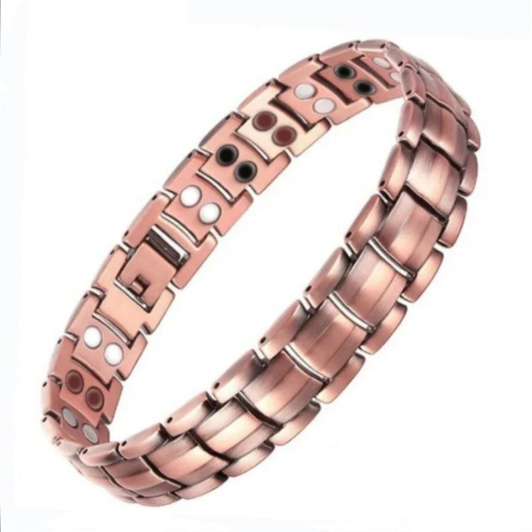Healing Healthy Copper Magnetic Bracelet for Men Arthritis Pain Relief Bio-Energy Blood Pressure Bracelet Health Bangle Jewelry