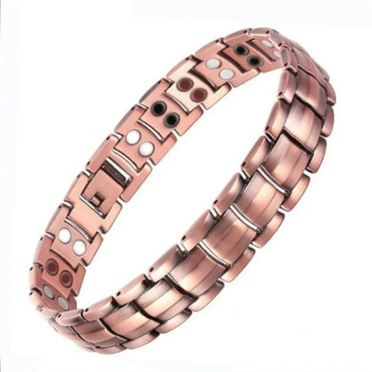 Healing Healthy Copper Magnetic Bracelet for Men Arthritis Pain Relief Bio-Energy Blood Pressure Bracelet Health Bangle Jewelry