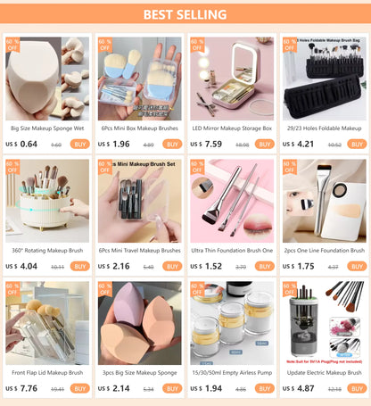 3 In 1 Electric Makeup Brush Cleaner USB Plug Automatic Spinner Makeup Brush Holder Automatic Makeup Brushes Deep Clean Dry Tool