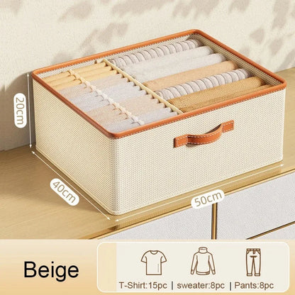 Foldable Clothes Organizerr Storage Box ClothesT-Shirt Pants Storage Closet Organizer Drawer Organizer Toy Storage