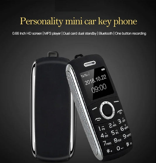 New Mini Mobile Phone X8 0.66" 2G GSM Unlocked Telefone Dual SIM Bluetooth Dialer MP3 Recording Finger Size Small Cellphone