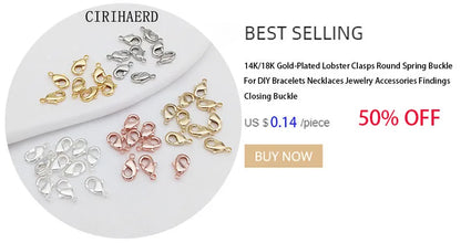Branch Half Ring Bracelet 14K Gold Plated Irregular Connections Curved Tube For DIY Women's Jewelry Bracelet Making Accessories
