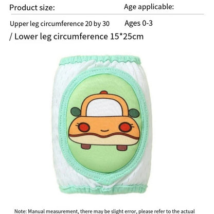 Children's Knee Pads Crawling Elbows Baby Knee Pads Breathable Safety Nets Knee Pads Anti Fall Leg Pads and Warm Pads
