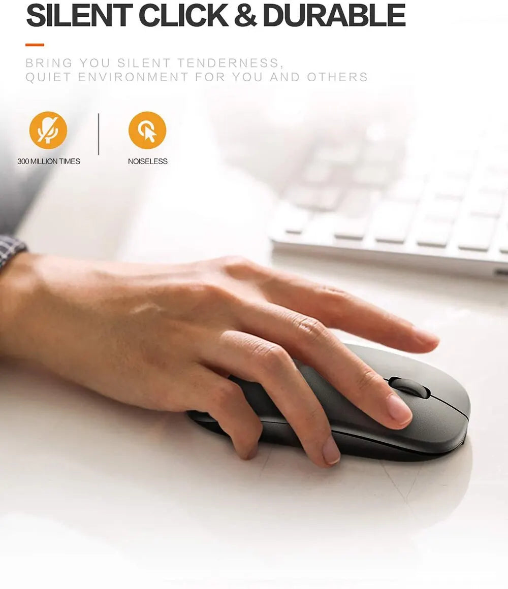 Rechargeable Wireless Gaming Mouse Portable Ergonomic Quiet And Magical Suitable For Portable Computers Tablets IPAD Phone