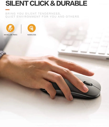 Rechargeable Wireless Gaming Mouse Portable Ergonomic Quiet And Magical Suitable For Portable Computers Tablets IPAD Phone