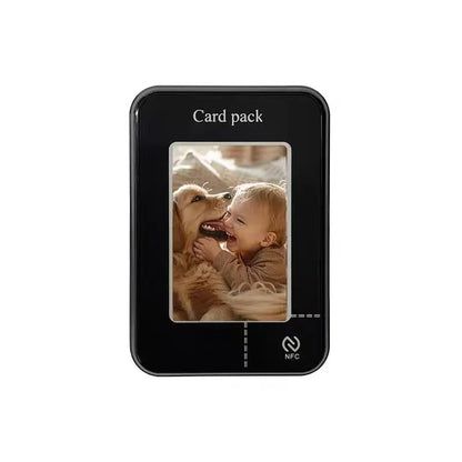 DIY Mobile Phone Holder No Need For Charging Use NFC Link Technology Smart Ink Screen Projection For Magnetic Mobile Phones
