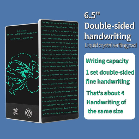 6.5-inch Full Screen Superfine Handwriting LCD Writing Tablet Meeting Content Magnetic Sketch Pad Liquid Crystal Drawings Board