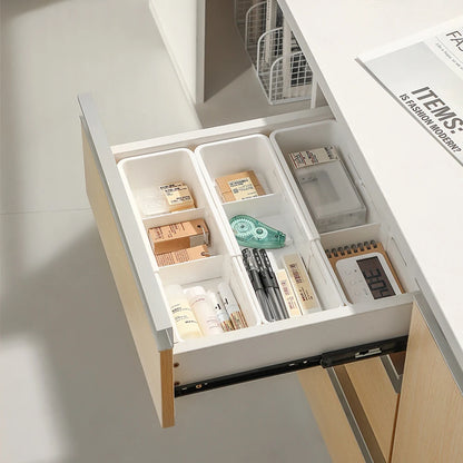Retractable Drawer Organizer For Desk Length Adjustable Compartment Storage Box Clothes Container Makeup Sorting Storage Box
