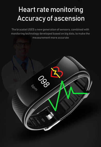 C5S Smart Wristband Fitness Tracker Bracelet Fit Men Women Kid Smartwatch Sport Waterproof Connected Heart Rate Smart Watch Band