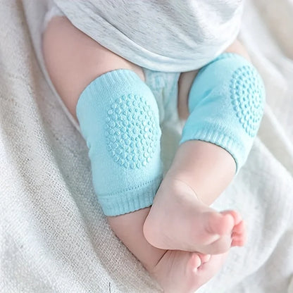 5-piece set of children's crawling knee pads - anti slip polyester children's knee pads with multiple colors to choose from