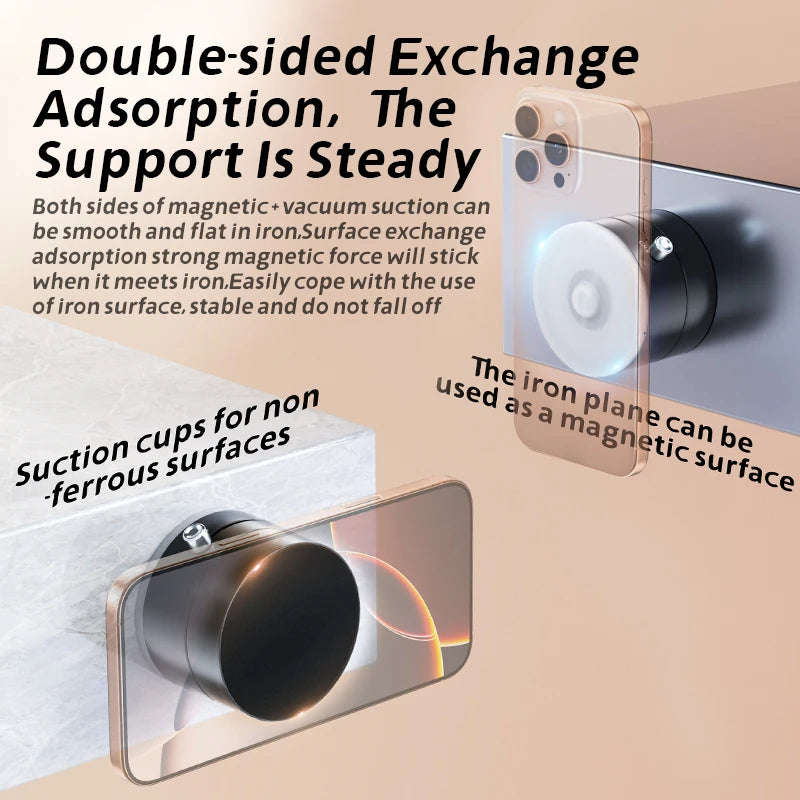 The Magnetic Mobile Phone Holder Is Suitable For A Variety Of Scenarios It Is Small And Iight And Can Be Fixed On Both Sides