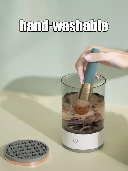 Makeup Brush Cleaner Is An Automatic Rotating Brush Cleaner For Deep Cleaning One Click Operation Is Suitable For All Makeup