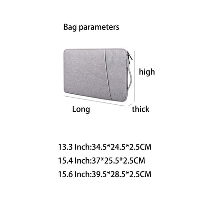 Laptop Sleeve Handbag Case for Macbook Pro Air 13.3 14 15 15.6 15.4 16 inch Waterproof Notebook Cover for Lenovo ASUS Xiaomi Bag
