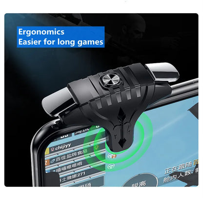 Gaming  Controller For PUBG Smartphone IOS Android Metal Gamepad Mobile Joystick Aim Shooting Trigger Shooter Control
