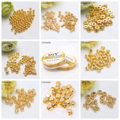 Branch Half Ring Bracelet 14K Gold Plated Irregular Connections Curved Tube For DIY Women's Jewelry Bracelet Making Accessories