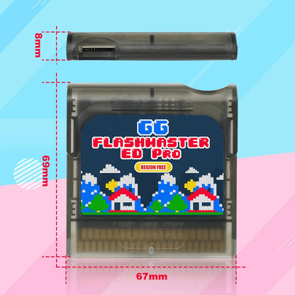 Game Gear Game Card FlashMaster Cart With 8GB TF Card Preloaded With 900+ Games For Sega Game Gear GG Console