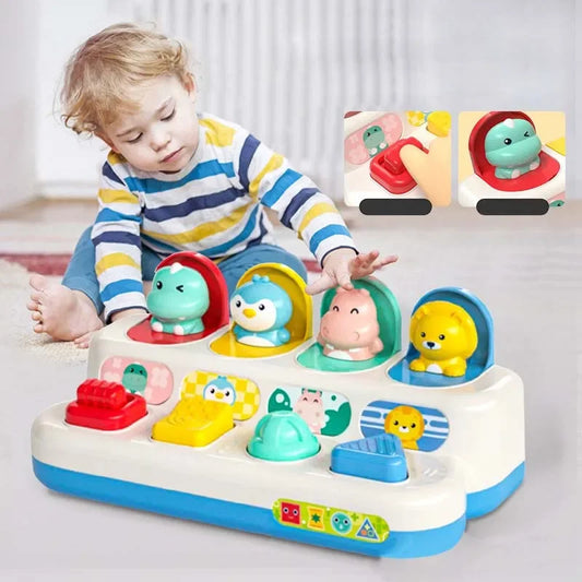Interactive Activity Sensory Toy for Babies Cause and Effect Toy Baby Development Games Montessori Educational Learning Toys