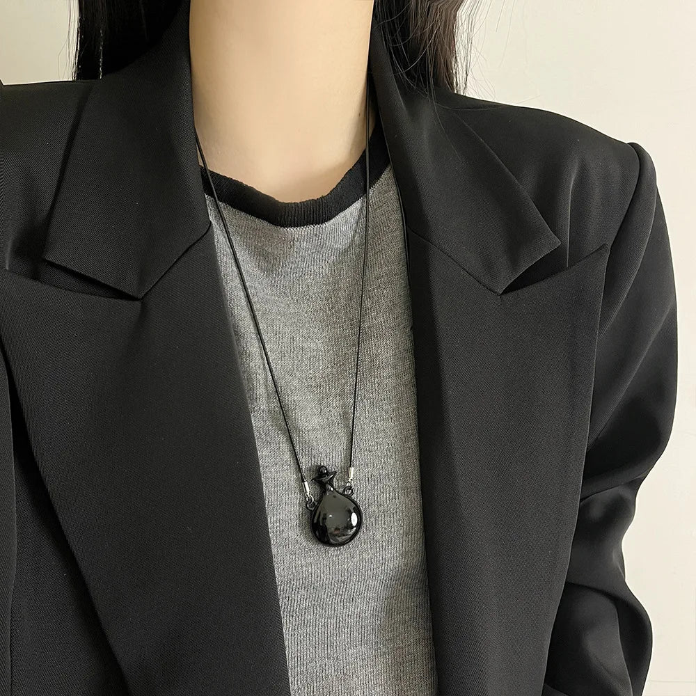 Bottle Necklace Long Luxury Sweater Chain New