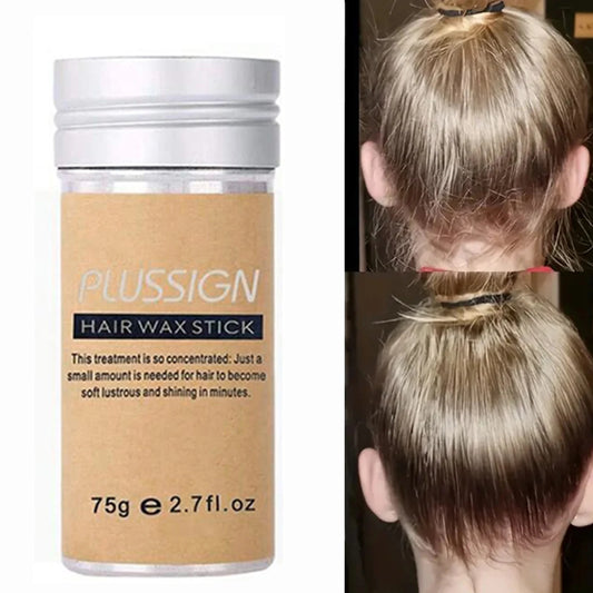 Hair Wax Stick, Smoothing Wax Stick, Hair Gel Stick, Non-Greasy Styling Balm for Controlling Flyaways and Edge Curls