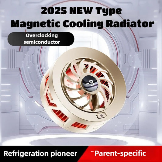 GD35 Mobile Phone 4 Gears PUBG Game Cooler Semiconductor Refrigeration Magnetic Cooling Radiator for IPhone 12 13 14 15 Pro Max