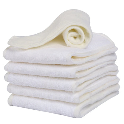 4pcs Washable Microfiber Reusable Adult Diaper Insert Pad Soft Breathable Absorbent Adult Diaper Inserts for Diaper Changing