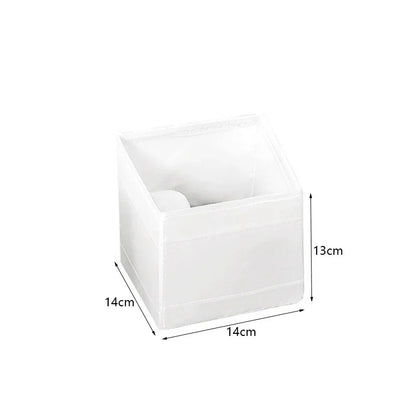 Clothes Organizer Compartment Storage Box Foldable Washed Home Organizer for Underwear Jeans Socks Wardrobe Storage Containers