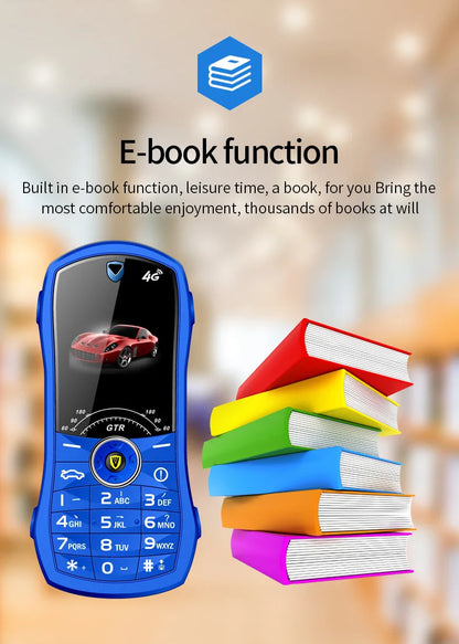 Car Model Mobile Phone 1.8 inch Push Button Mini Car Shape Key Student Dual Sim Telephone MP3 Real Vibration No Camera Cellphone