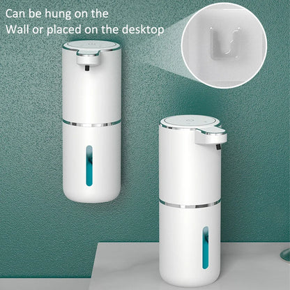 Automatic Soap Dispenser Touchless Foaming Soap Dispenser 380ml USB Rechargeable Electric 4 Level Adjustable Foam Soap Dispenser