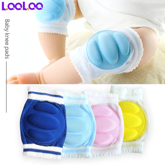 1Pair Baby Knee Pads for Crawling with Sponge，Anti-Slip Knee Pads Leg Warmers Protective Cover for Unisex Babies Infant Toddler