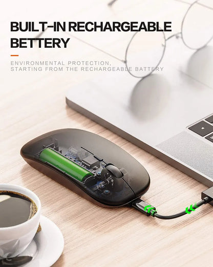 Rechargeable Wireless Gaming Mouse Portable Ergonomic Quiet And Magical Suitable For Portable Computers Tablets IPAD Phone
