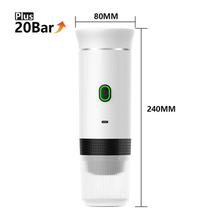 NEW Portable Coffee Machine 3-in-1 Wireless Electric Espresso Coffee Maker for Capsule Coffee Powder Travel Camping Coffee Maker