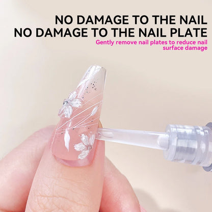 3ml Nail Polish Remover Pen Portable Highly Efficient Fast-Dissolve Glue Pen Reusable Manicure Tool for Fake Nails No Damage