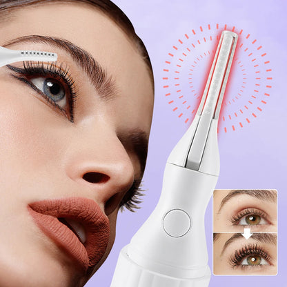 Electric Eyelash Curler Electric Heated Eyelash Curler Long Lasting Eyelash Curling Clip Device Create Perfect Curled Eyelashes