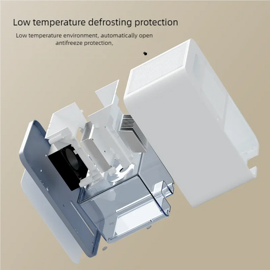 Portable Air Purifier with Intelligent Timing 1.5L Home Bedroom Office Kitchen Air Dehumidifier Dryer with EU/US Plug