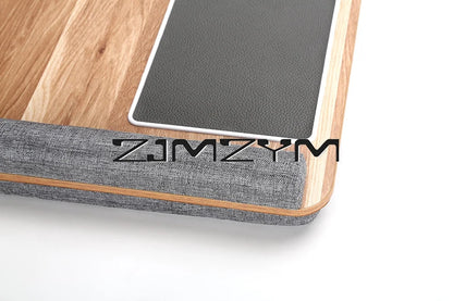 Lap Desk With Pillow Cushion Portable Laptop Desk With Wrist Rest, Mouse Pad, Phone Holder Computer Laptop Stand