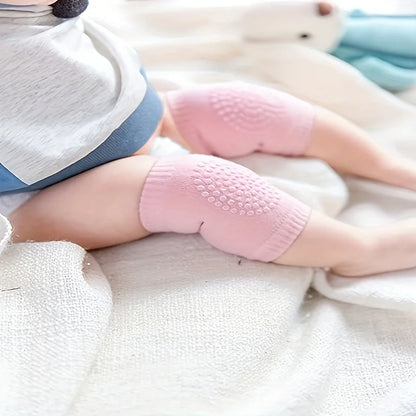 5-piece set of children's crawling knee pads - anti slip polyester children's knee pads with multiple colors to choose from